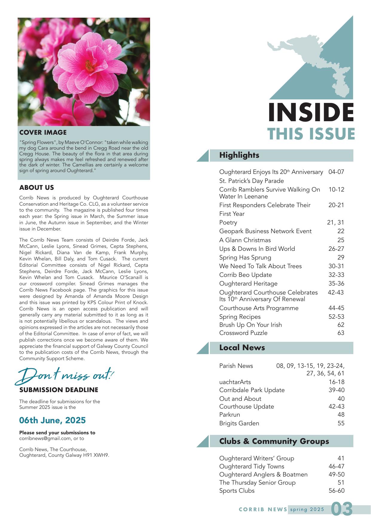 Corrib News & Oughterard Newsletter Spring 2025 - Image 2