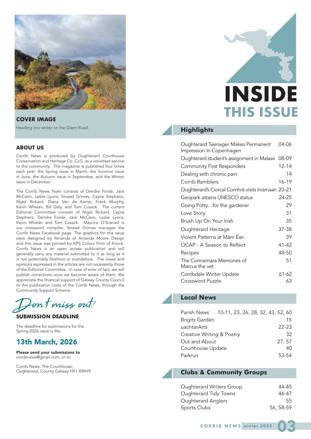 Corrib News & Oughterard Newsletter Winter 2025/2026 - Image 3
